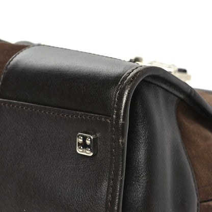 Loewe Suede Calfskin Amazona 28 Dark Chestnut 10 of 12