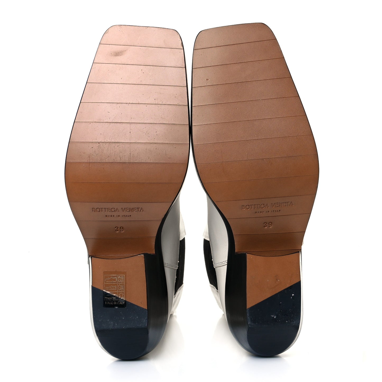 Calfskin Lean Mid-Calf Boots 39 Wax