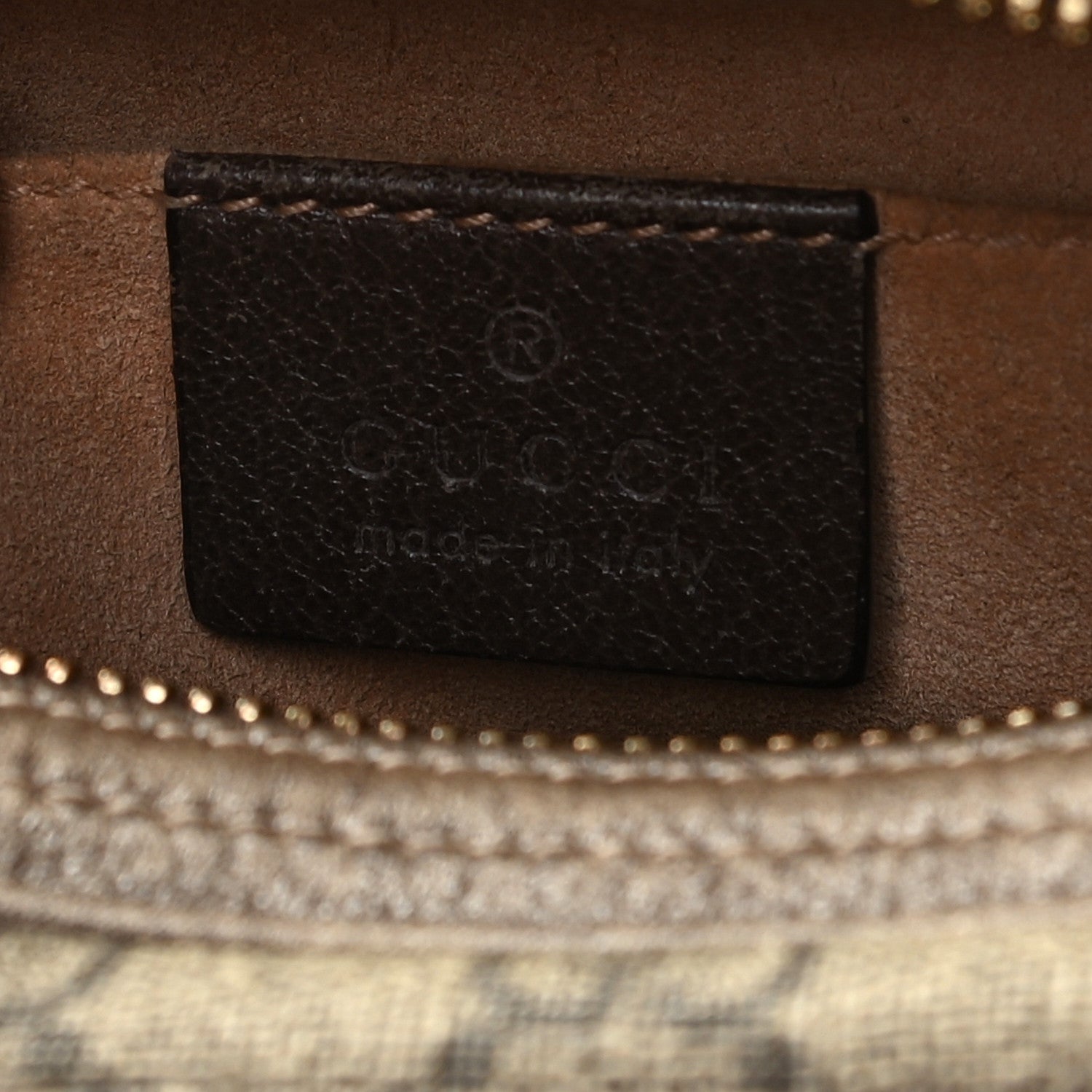 Gucci GG Supreme Monogram Web Small Ophidia Belt Bag 95 38 Dark Brown 11 of 14