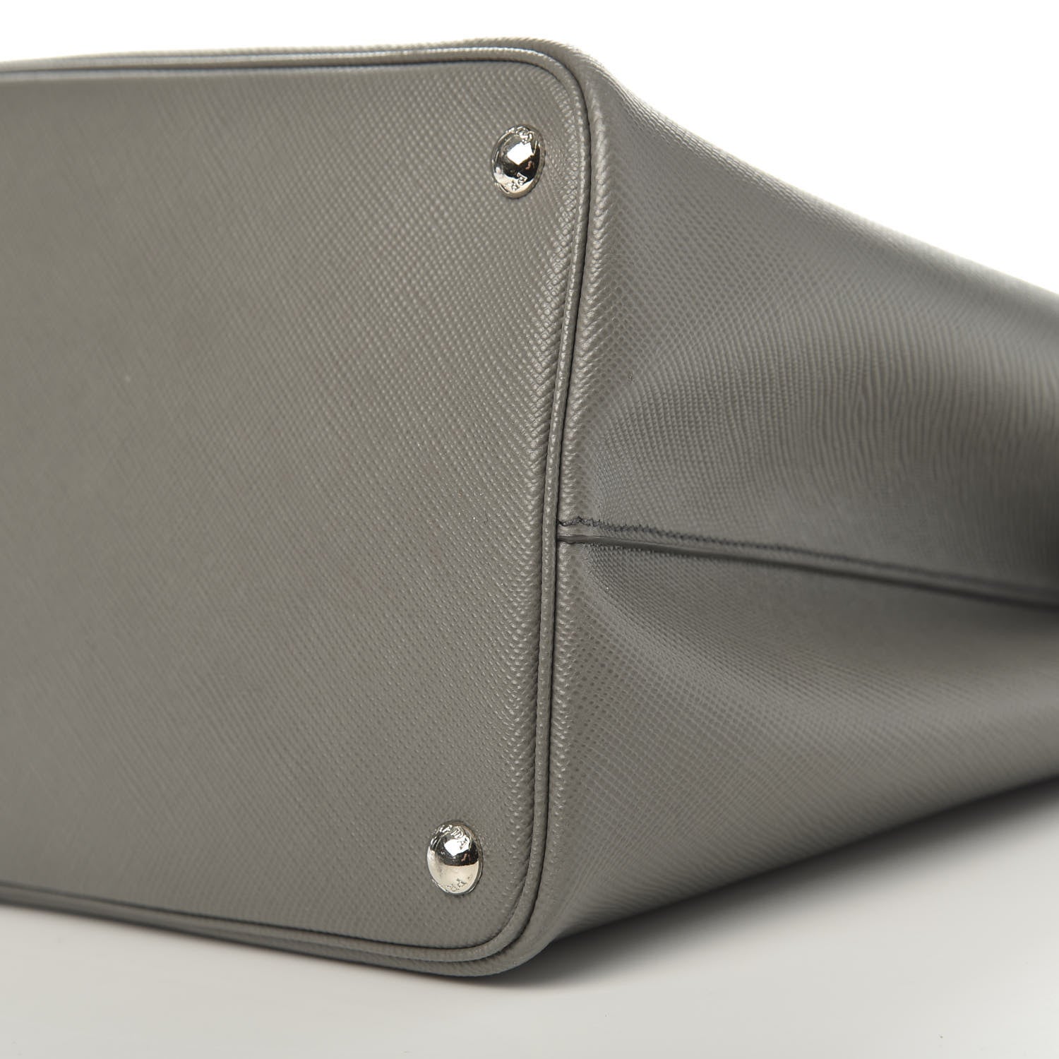 Prada Saffiano Cuir Large Double Bag Marmo 8 of 9