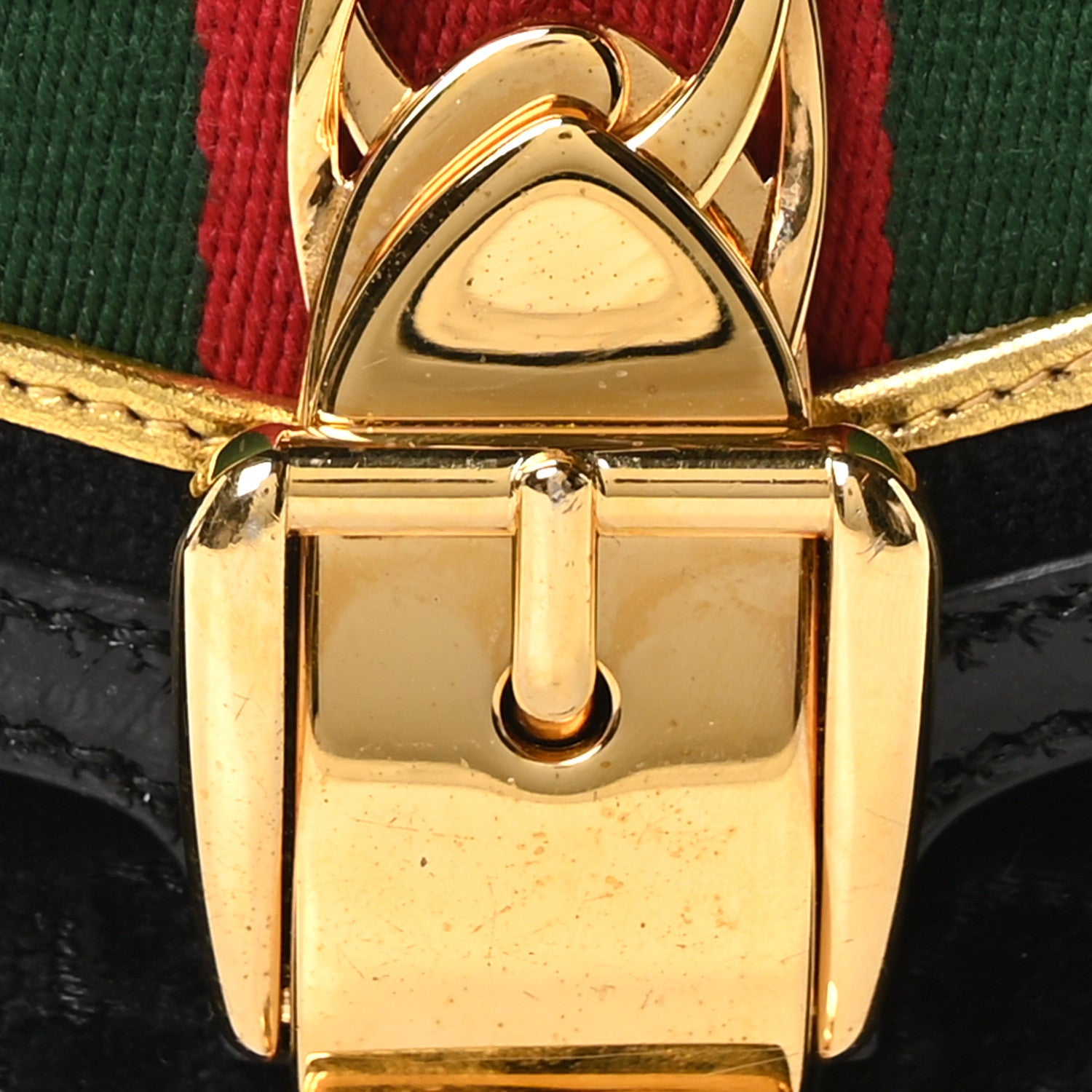 Gucci Velvet GG Monogram Small Sylvie Shoulder Bag Black 8 of 10