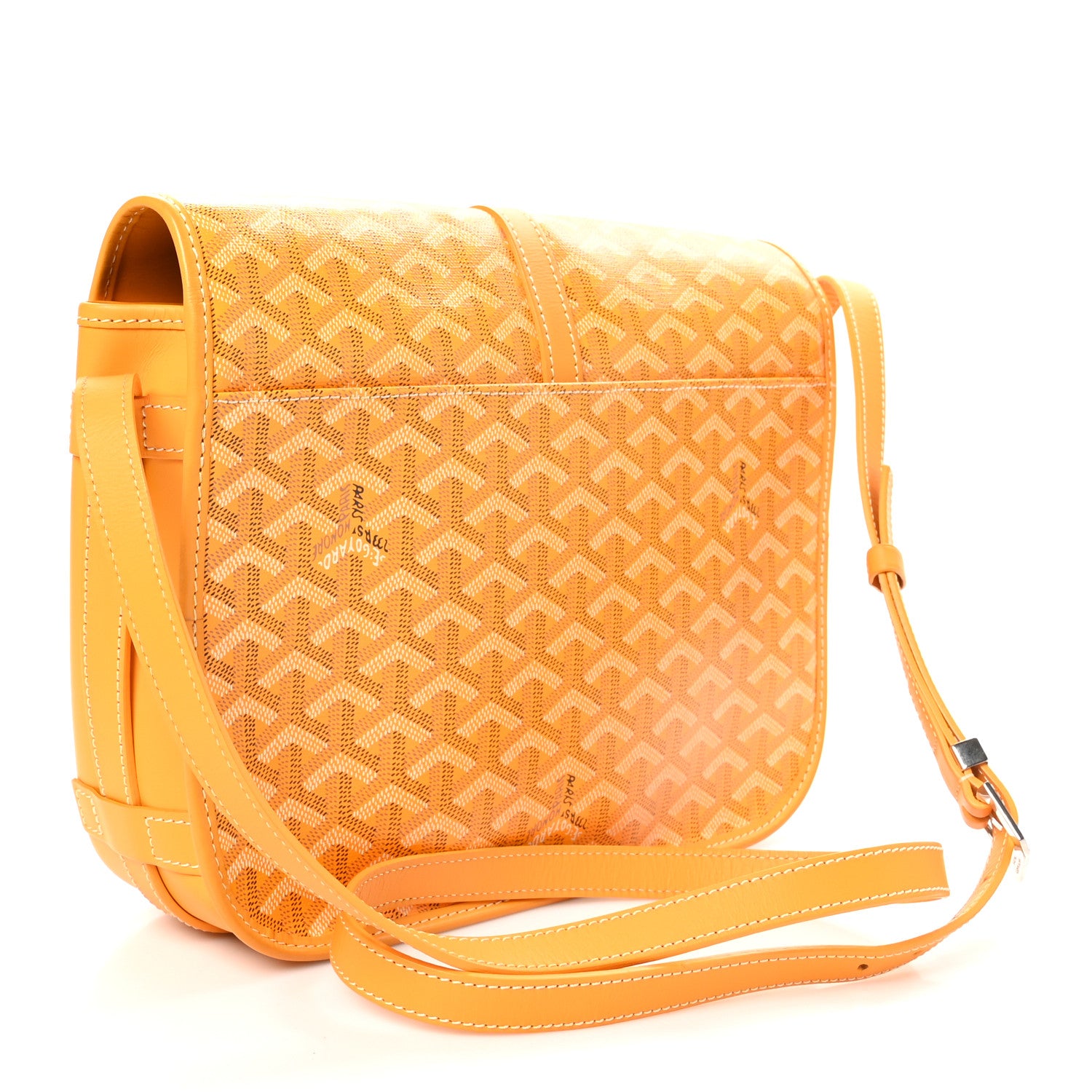 Goyard Goyardine Belvedere II MM Messenger Bag Yellow 3 of 10