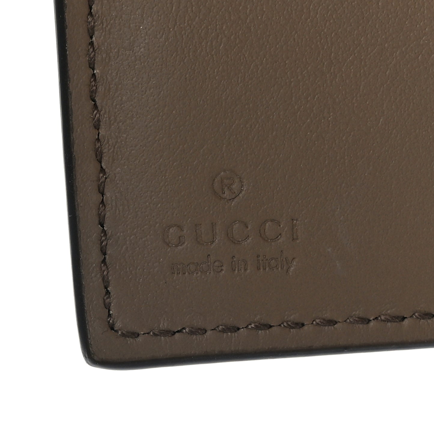 GG Supreme Monogram Dionysus Card Case Wallet Beige Taupe