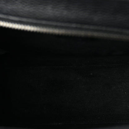 Celine Drummed Calfskin Nano Luggage Black 5 of 10