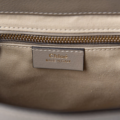 Chloe Suede Calfskin Small Faye Backpack Motty Grey 6 of 9