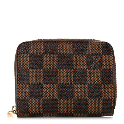 Louis Vuitton Damier Ebene Zippy Coin Purse 1 of 7