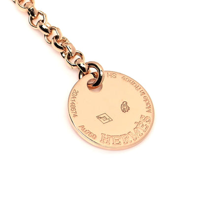 Hermes 18K Rose Gold Diamond PM Kelly Clochette Bracelet SH 4 of 6