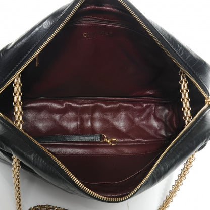 Chanel Aged Calfskin Quilted Large Reissue Camera Case Black 5 of 8