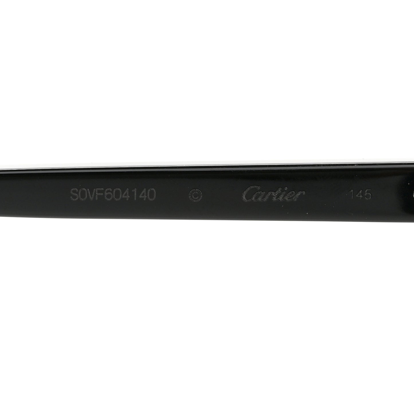 Santos De Cartier Square Sunglasses CT0190S Black