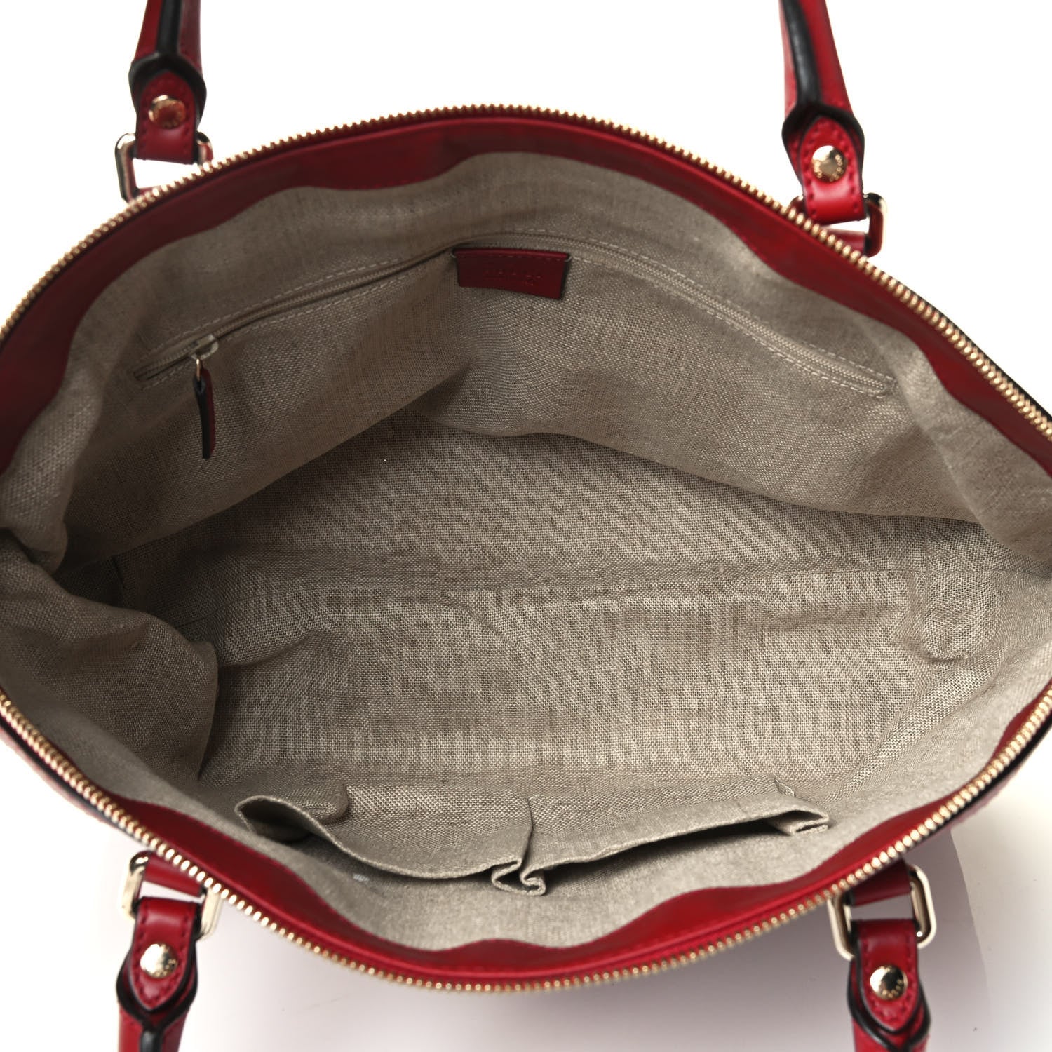 Gucci Soft Microguccissima Dome Satchel Red 4 of 4