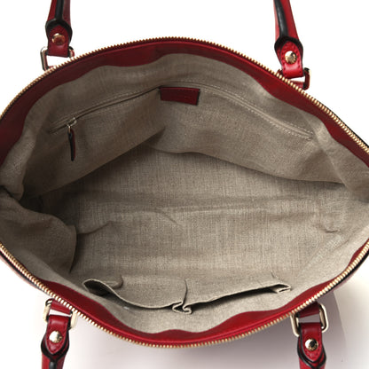 Gucci Soft Microguccissima Dome Satchel Red 4 of 4
