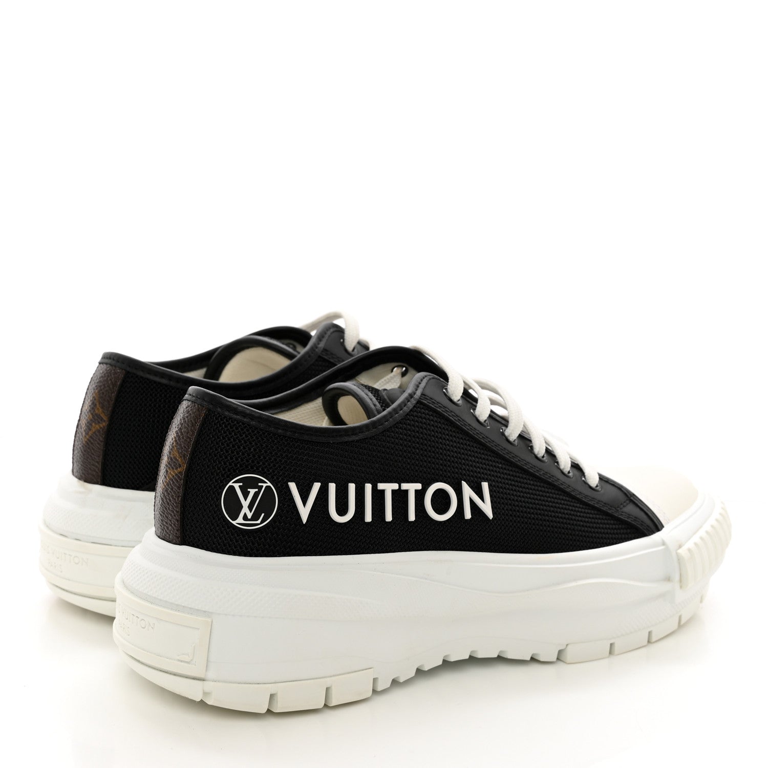 Louis Vuitton Canvas LV Squad Sneakers 38 Black 4 of 13