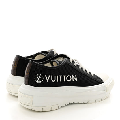 Louis Vuitton Canvas LV Squad Sneakers 38 Black 4 of 13