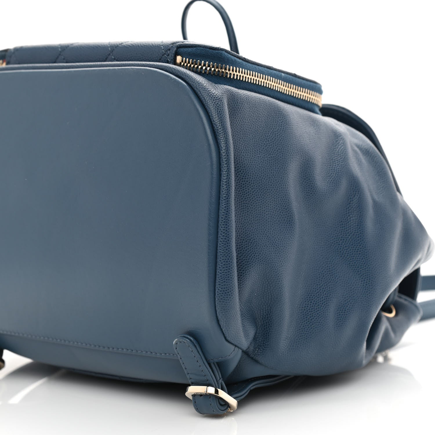 Chanel Caviar Quilted Business Affinity Backpack Blue 10 of 10