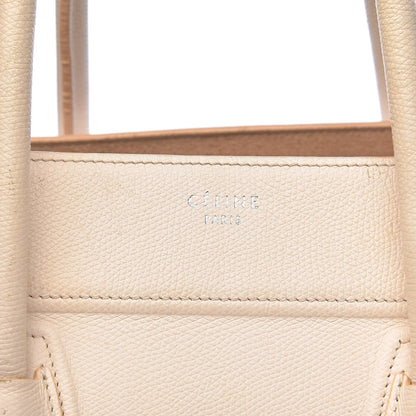 Celine Grained Calfskin Medium Phantom Luggage Cream 39 of 39
