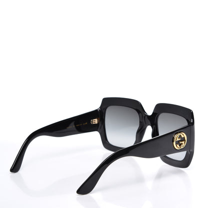 Gucci Acetate Square Frame Sunglasses GG0053S Black 4 of 8