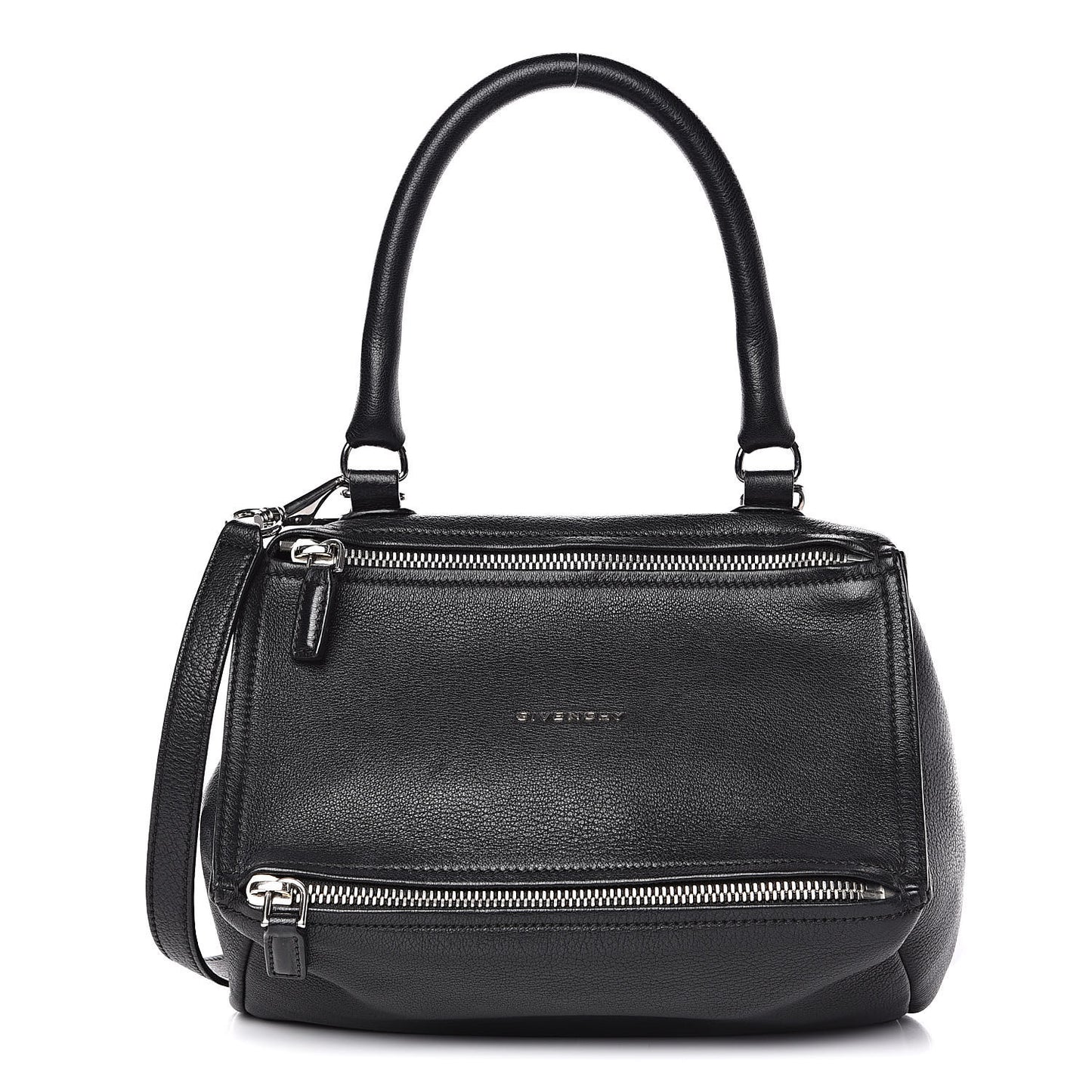 Sugar Goatskin Small Pandora Black
