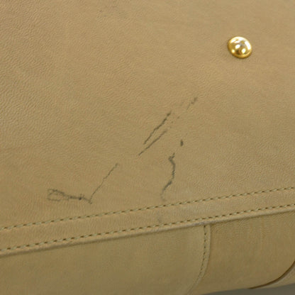 Saint Laurent Leather Large Cabas Chyc Beige 6 of 10