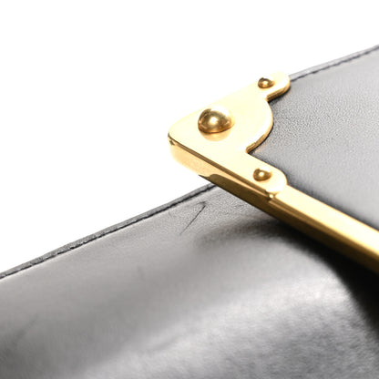 Prada City Calfskin Saffiano Cahier Top Handle Bag Black 10 of 11