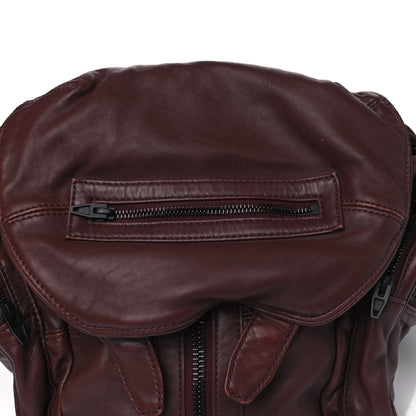 Alexander Wang Lambskin Marti Backpack Burgundy 6 of 14