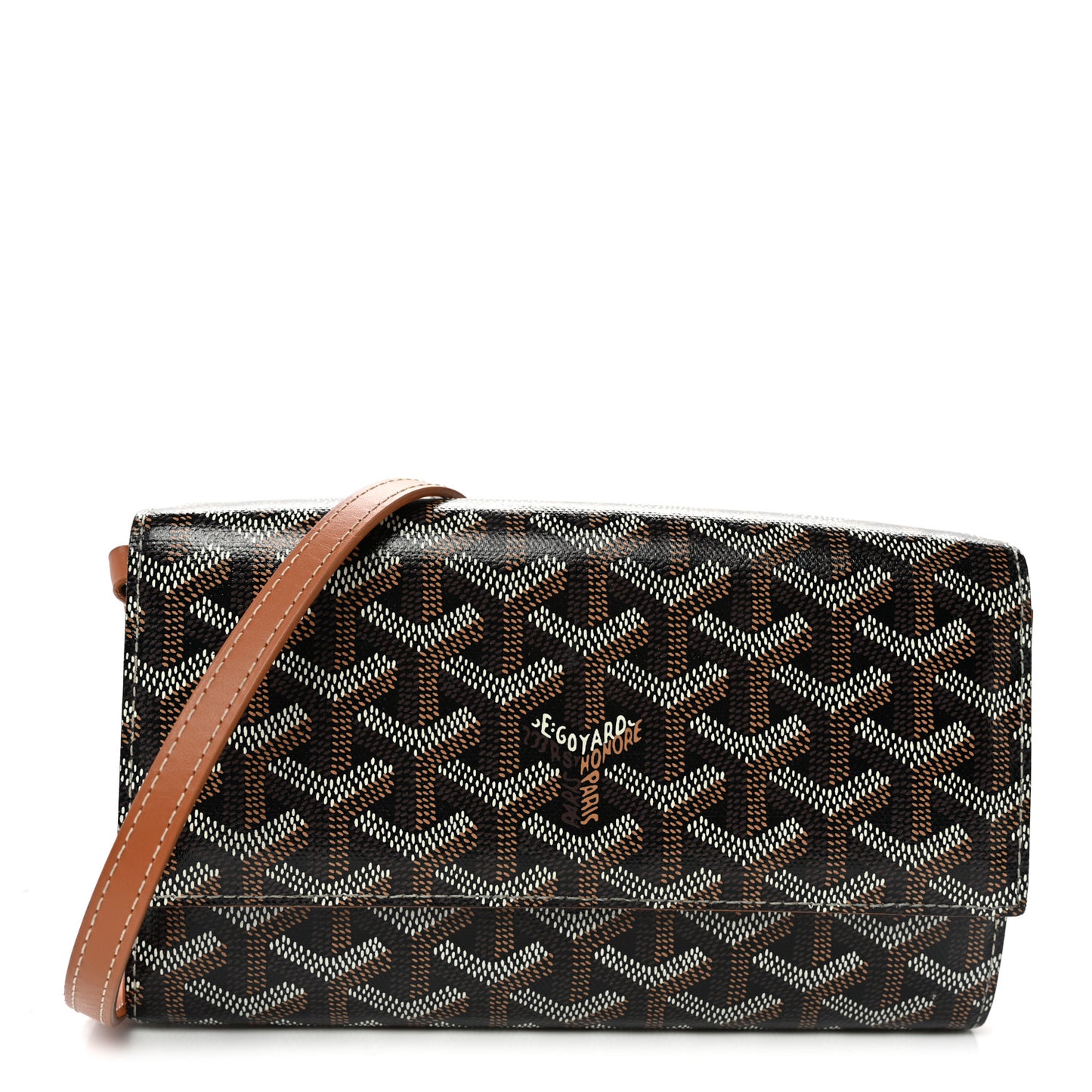 Goyardine Varenne Continental Wallet Black Gold
