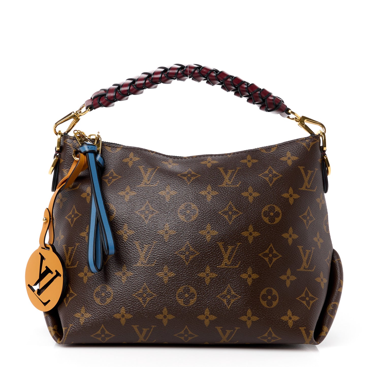 Monogram Beaubourg Hobo Mini Bordeaux Red Peach Safran