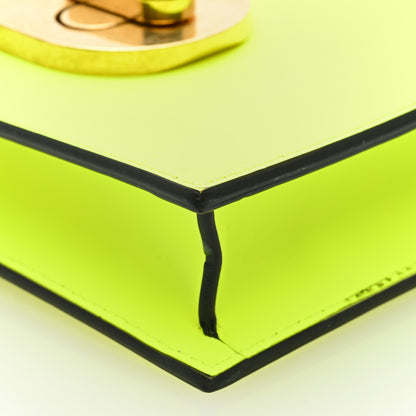 Christian Louboutin Calfskin Elisa Phone Crossbody Neon Green 7 of 8