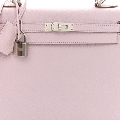 Hermes Epsom Kelly Sellier 25 Mauve Pale 8 of 11