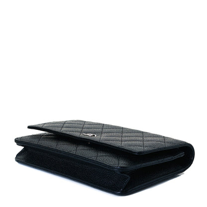 Chanel Caviar Quilted Wallet On Chain WOC Black 5 of 8