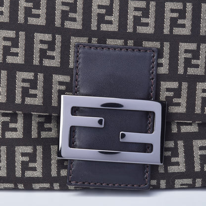 Fendi Zucchino Vitello Mini Mama Baguette Testa di Moro Beige 9 of 9