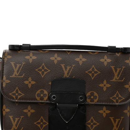 Louis Vuitton Monogram Macassar S Lock Messenger 7 of 12