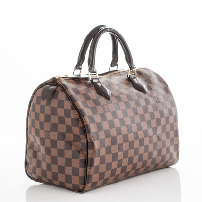 Louis Vuitton Damier Ebene Speedy 30 3 of 8