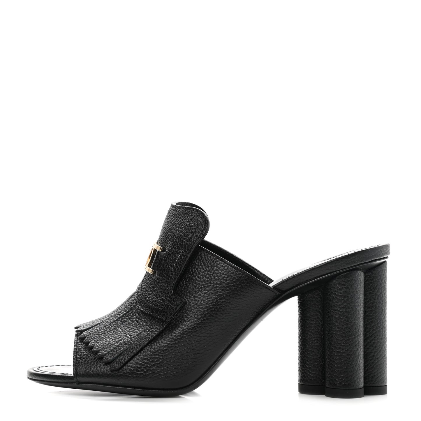 Calfskin Indiana Mule 39.5 Black