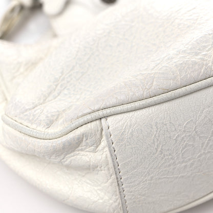 Balenciaga Agneau Arena Le Cagole Shoulder Bag XS Optic White 11 of 20