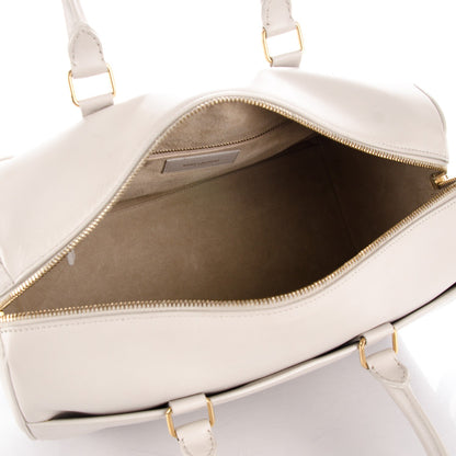 Saint Laurent Calfskin Classic Duffle 6 Dove White 5 of 9