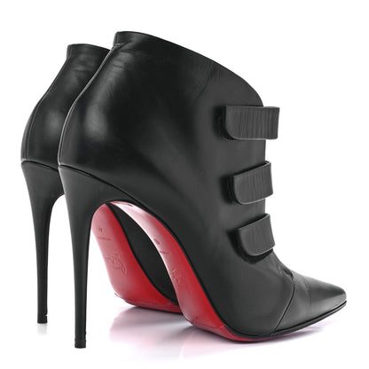 Christian Louboutin Calfskin Triniboot 100 Booties 40 Black 4 of 9