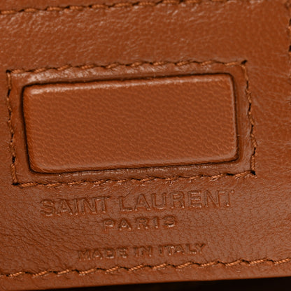 Saint Laurent Calfskin Monogram Deli Paper Bag Vintage Beige 6 of 10