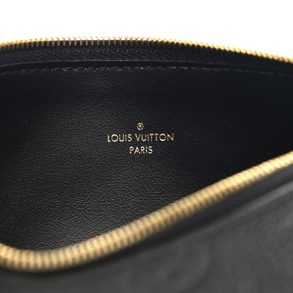 Louis Vuitton Empreinte Felicie Chain Wallet Zippered Insert Black 6 of 6