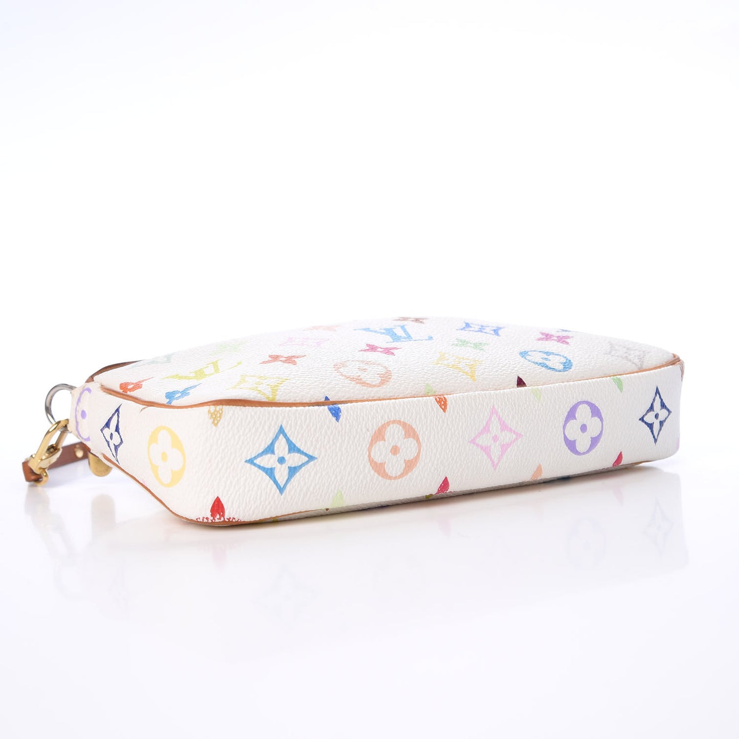 Monogram Multicolor Pochette Accessories White