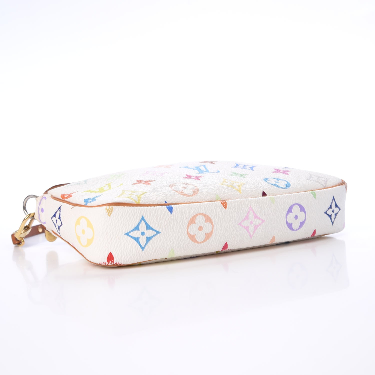 Louis Vuitton Monogram Multicolor Pochette Accessories White 3 of 14