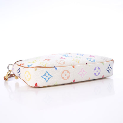 Louis Vuitton Monogram Multicolor Pochette Accessories White 3 of 14