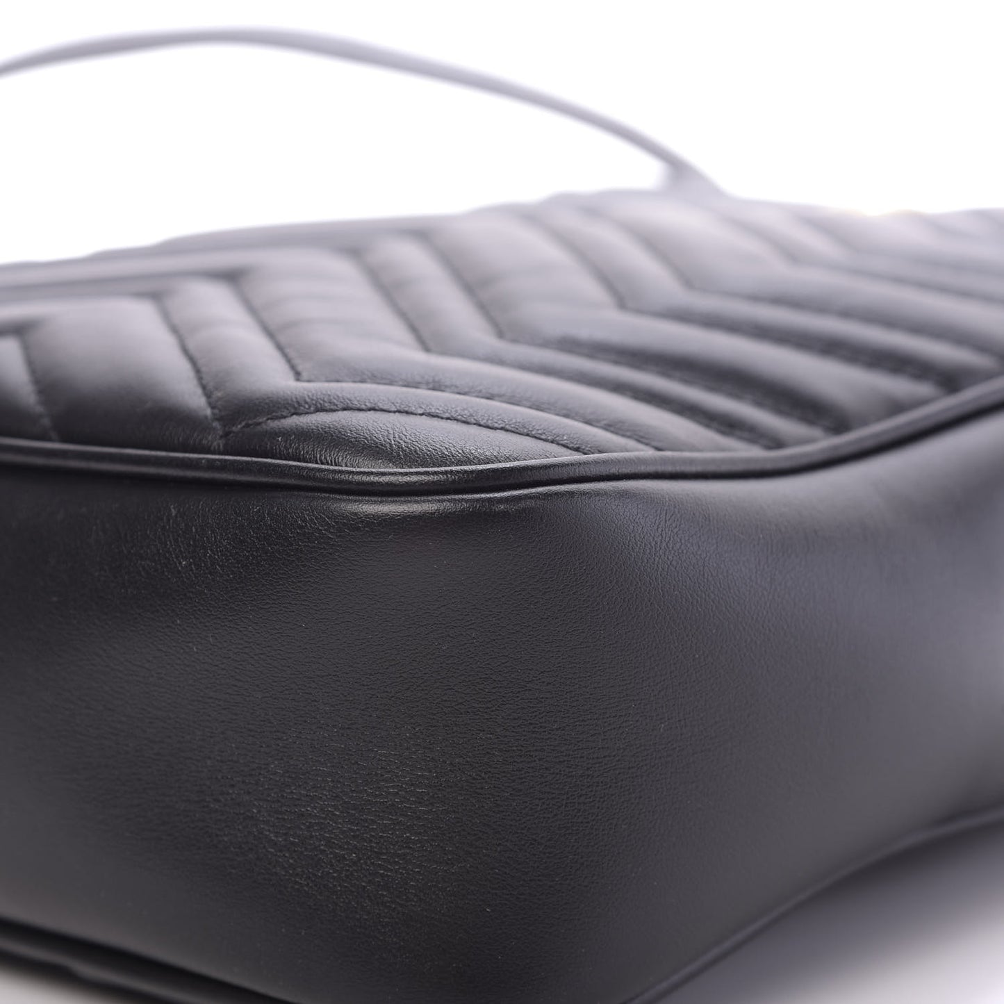Calfskin Matelasse GG Marmont Travel Bag Black