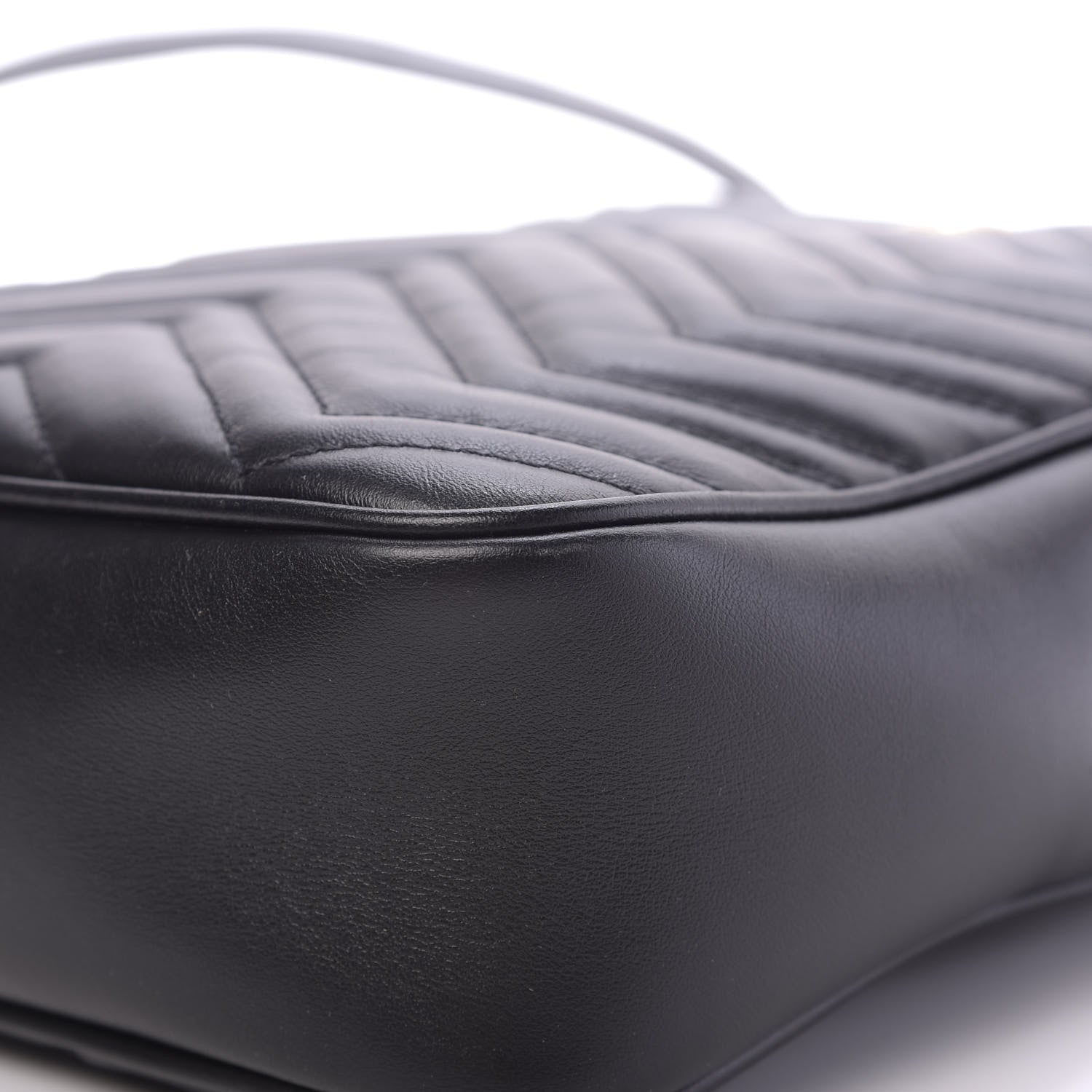 Gucci Calfskin Matelasse GG Marmont Travel Bag Black 8 of 13