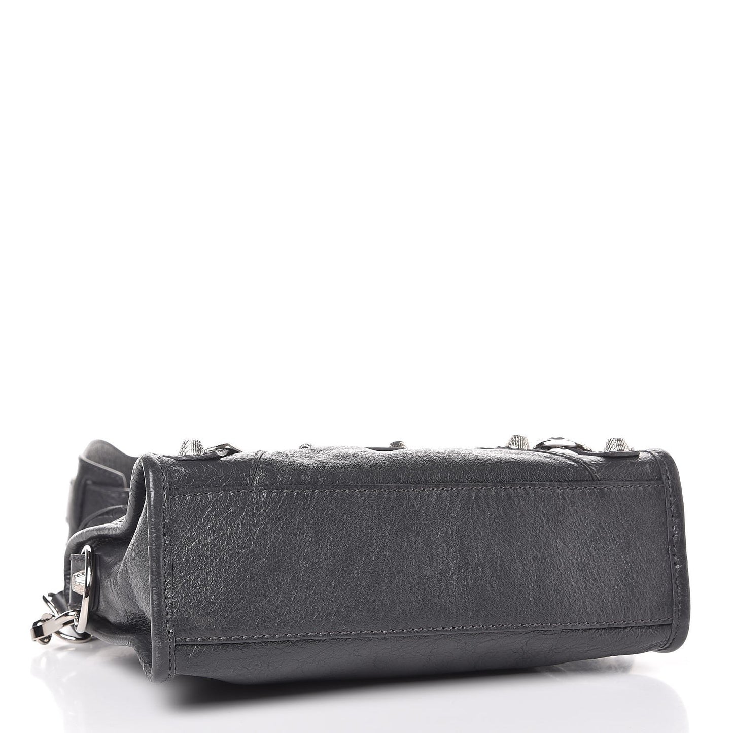 Agneau Giant 12 Silver Hardware Mini City Gris Fossile
