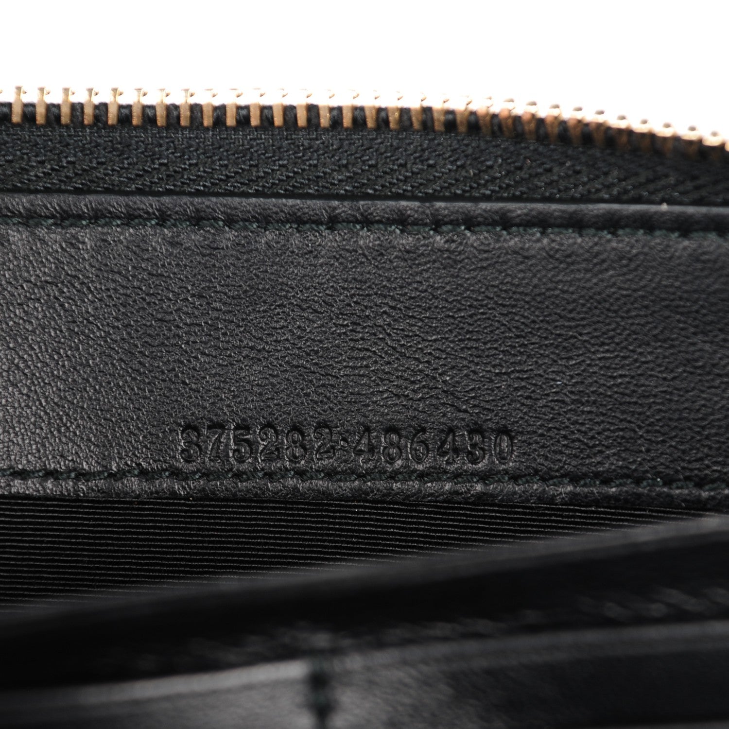 Alexander McQueen Pebbled Calfskin Skull Continental Zip Wallet Black 8 of 8
