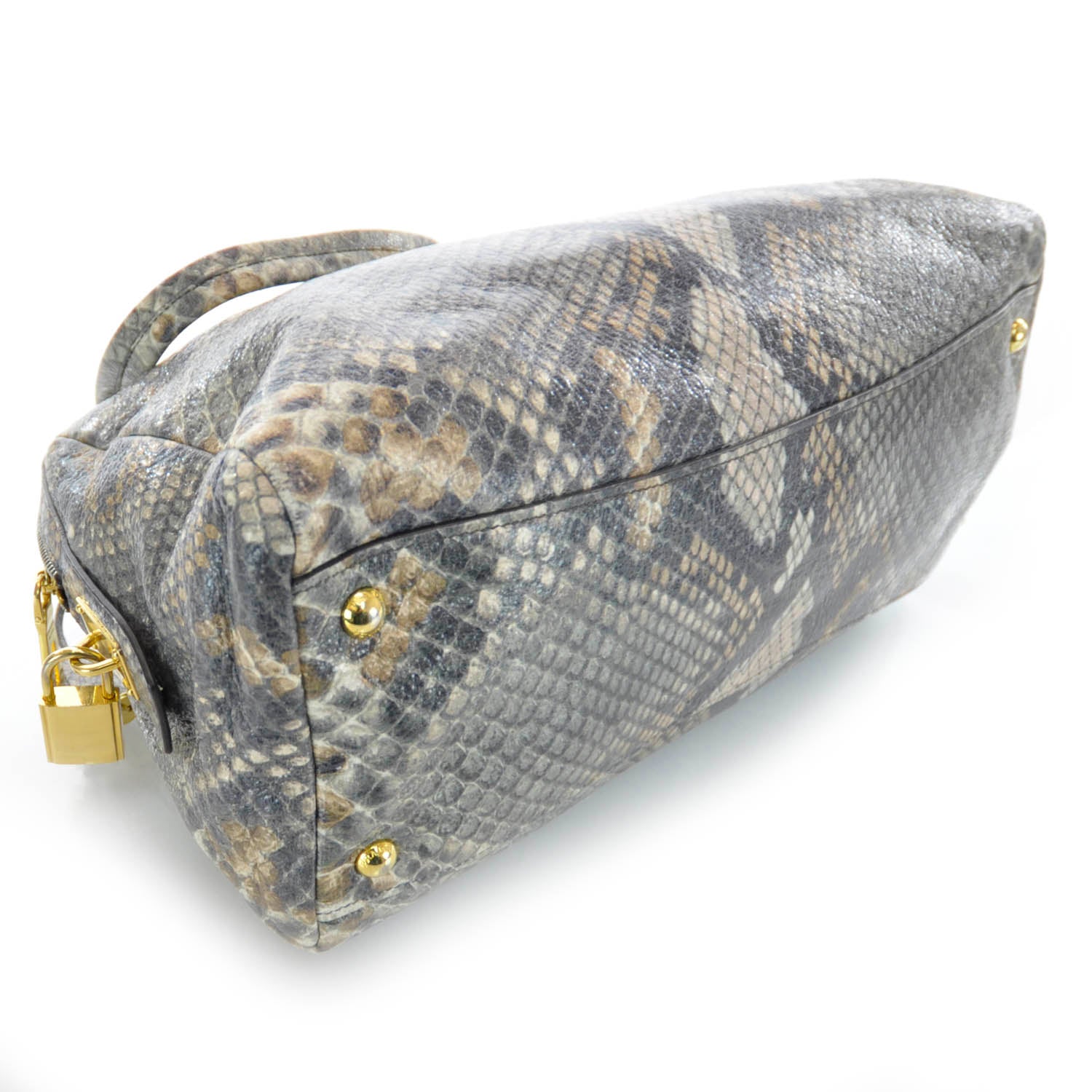 Prada Python Satchel 4 of 8