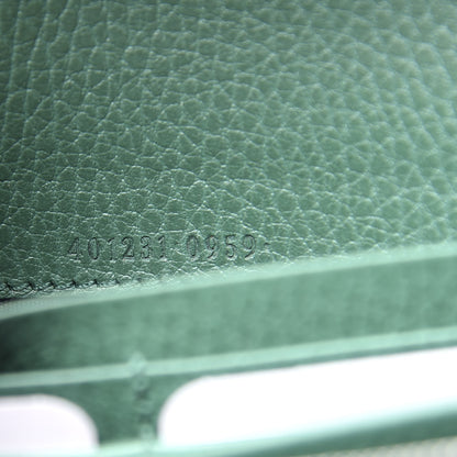 Gucci Calfskin Mini Dionysus Chain Wallet Emerald 6 of 11