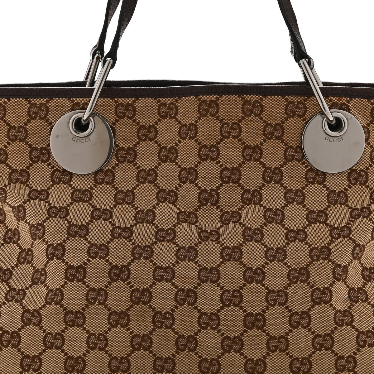 Gucci Monogram Medium Eclipse Tote Brown 10 of 12