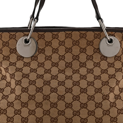 Gucci Monogram Medium Eclipse Tote Brown 10 of 12