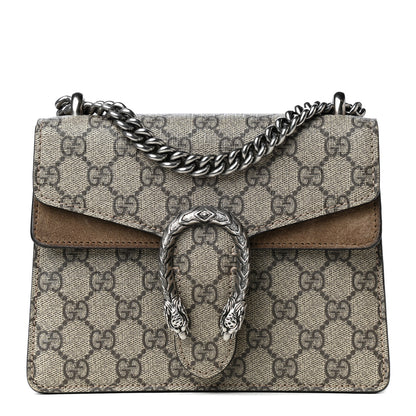 Gucci GG Supreme Monogram Mini Dionysus Shoulder Bag Taupe 1 of 13